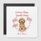 Persoonlijke Cockapoo Kusjes Valentijnswensen (Voorkant / Achterkant)