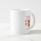 Persoonlijke Cockapoo Kusjes Valentijnswensen Grote Koffiekop (Voorkant rechts)
