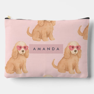 Persoonlijke Cocker Spaniel Hond met Bril Etui