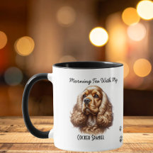 Persoonlijke Cocker Spaniel poten bruin