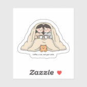 Persoonlijke Collectie voor Koppel- en Kattenliefh Sticker (Vel)