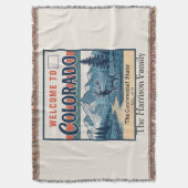 Persoonlijke Colorado Worpdeken Deken (Voorkant Verticaal)