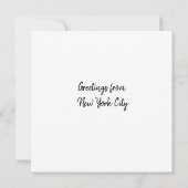 Persoonlijke Colorful New York City Kaart (Achterkant)