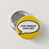 Persoonlijke Comic Book Pop Art Spreekwolk Ronde Button 3,2 Cm (Voorkant /achterkant)