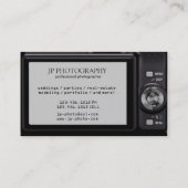 Persoonlijke compacte fotograaf voor digitale came visitekaartje (Achterkant)