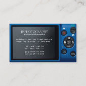 Persoonlijke compacte fotograaf voor digitale came visitekaartje (Achterkant)