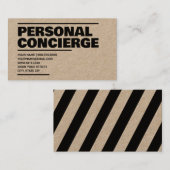 Persoonlijke conciërge Kraft Visitekaartje (Voorkant / Achterkant)