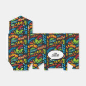 Persoonlijke Cool Moderne Trendy Strips Grappig Bedankdoosjes (Uitgevouwen)