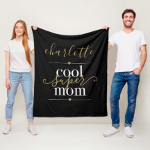 Persoonlijke Cool Super Moeder Zwart En Goud