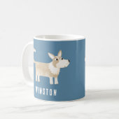 Persoonlijke Corgi-hond Koffiemok (Voorkant links)