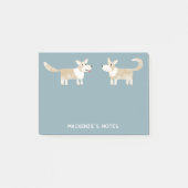Persoonlijke Corgi-hond Post-it® Notes (Voorkant)