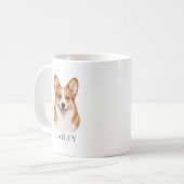 Persoonlijke Corgi met Rode Kop (Voorkant links)