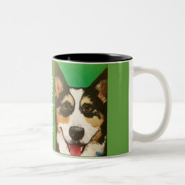 Persoonlijke Corgi-Mok Tweekleurige Koffiemok