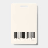 Persoonlijke Cottage Garden Bloem ID Badge (Achterkant)