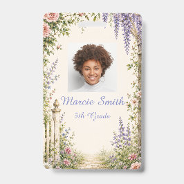 Persoonlijke Cottage Garden Docenten ID Badge