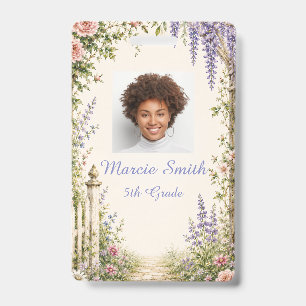 Persoonlijke Cottage Garden Docenten ID Badge