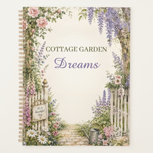 Persoonlijke Cottage Garden Dreams Planner (Voorkant)
