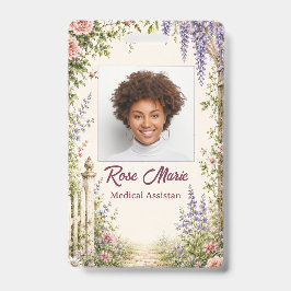 Persoonlijke Cottage Garden Verpleegster ID Badge