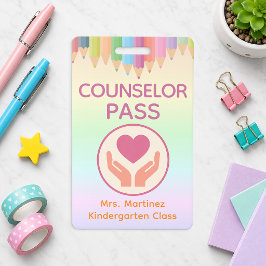 Persoonlijke Counselor Pas Badge voor Leraren