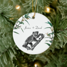 Persoonlijke Couple Names Kerstmis Koala