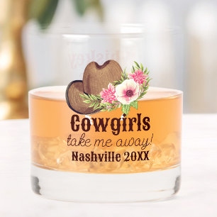 Persoonlijke Cowgirl vrijgezellenfeest Nashville Whisky Glas