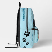 Persoonlijke Crazy Cat Person  Bedrukte Rugzak (Links)