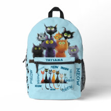 Persoonlijke Crazy Cat Tas