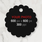 Persoonlijke creatie bedankjes labels (Achterkant)