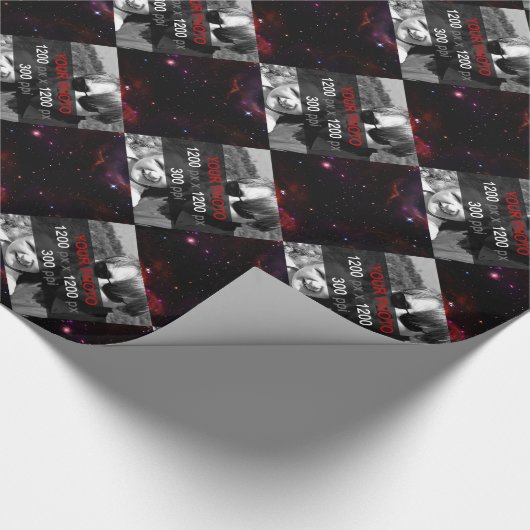 Persoonlijke creatie cadeaupapier (Hoek)