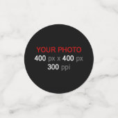 Persoonlijke creatie confetti (Kleine voorkant)