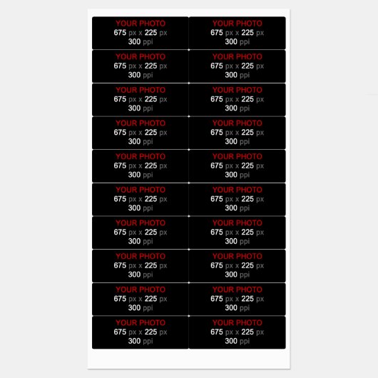 Persoonlijke creatie labels (Vel)