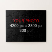 Persoonlijke creatie legpuzzel (Horizontaal)