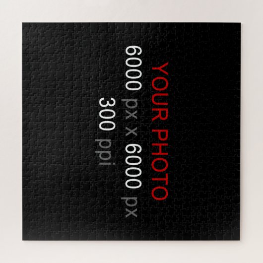 Persoonlijke creatie legpuzzel (Horizontaal)