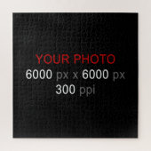 Persoonlijke creatie legpuzzel (Verticaal)