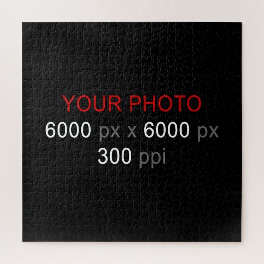 Persoonlijke creatie legpuzzel (Verticaal)