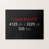 Persoonlijke creatie legpuzzel (Horizontaal)