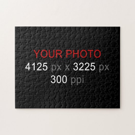 Persoonlijke creatie legpuzzel (Horizontaal)