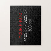 Persoonlijke creatie legpuzzel (Verticaal)