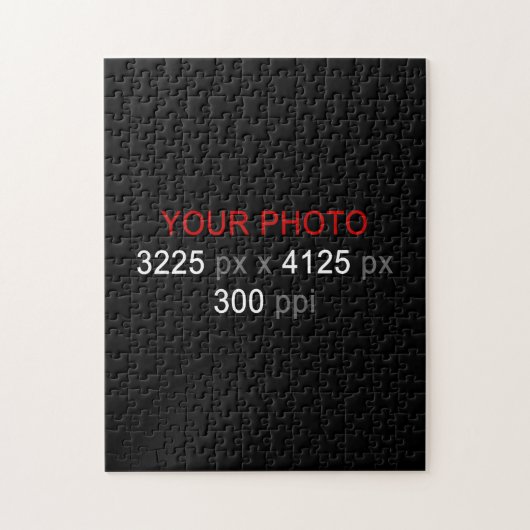 Persoonlijke creatie legpuzzel (Verticaal)