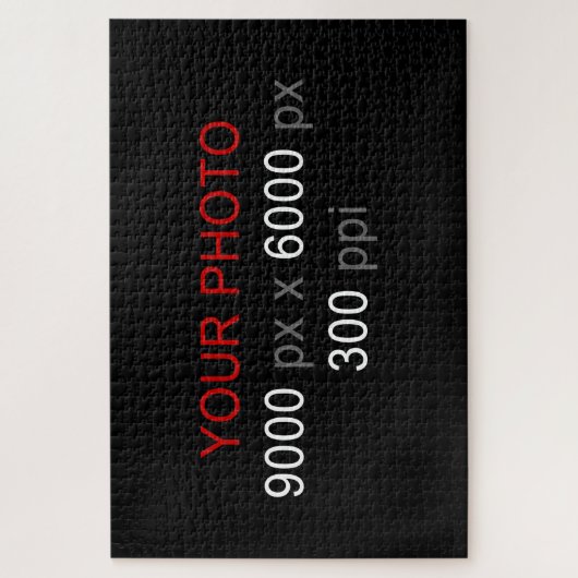 Persoonlijke creatie legpuzzel (Verticaal)