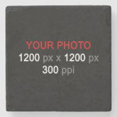 Persoonlijke creatie - Photo Stone Onderzetter (Voorkant)
