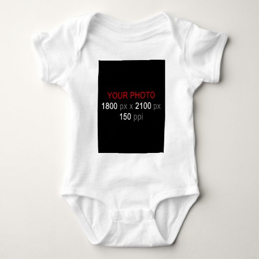 Persoonlijke creatie romper (Voorkant)
