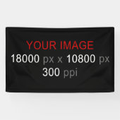 Persoonlijke creatie spandoek (Horizontaal)