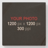 Persoonlijke creatie stenen onderzetter (Voorkant)