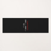 Persoonlijke creatie yogamat (Achterkant (horizontaal))