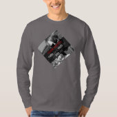 Persoonlijke Creaties Aangepaste Diagonaal T-shirt (Voorkant)
