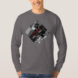 Persoonlijke Creaties Aangepaste Diagonaal T-shirt