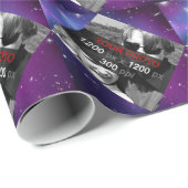 Persoonlijke Creaties Foto Galaxy Wrapping Paper Cadeaupapier (Rol Hoek)