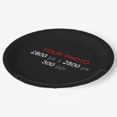 Persoonlijke creaties papieren bordje (Gekanteld)