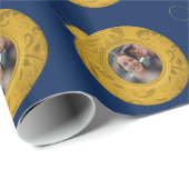 Persoonlijke Creëer voor Kerstmis met foto's Cadeaupapier (Rol Hoek)